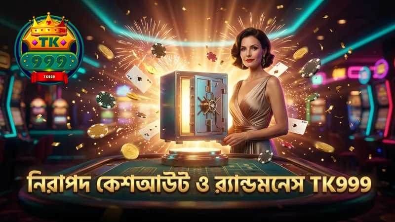TK999 প্ল্যাটফর্মে নিরাপদ কেশআউট ও র‍্যান্ডম ফলাফল নিশ্চিত