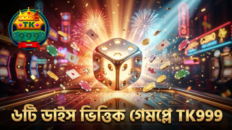শুধুমাত্র ৬টি ডাইস দিয়ে ঝান্ডি মুন্ডার মূল গেমপ্লে হয়।