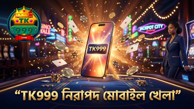 TK999 অ্যাপের মোবাইল ইন্টারফেসে খেলা সুরক্ষিত ও ব্যবহারবান্ধব