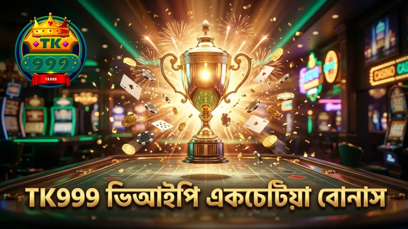 TK999 ভিআইপি ক্লাবের একচেটিয়া বোনাস সুবিধা নিয়মিত খেলোয়াড়দের জন্য